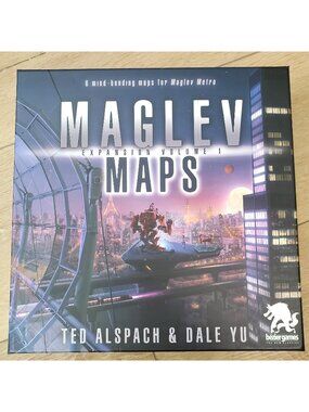 Maglev Maps Expansion Volume 1 Board Game Sealed NEW OPEN BOX Family Adult 14+